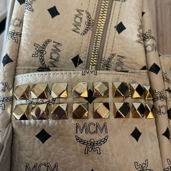 Authentic MCM - Stark Side Studs Backpack - Picture 8 of 17